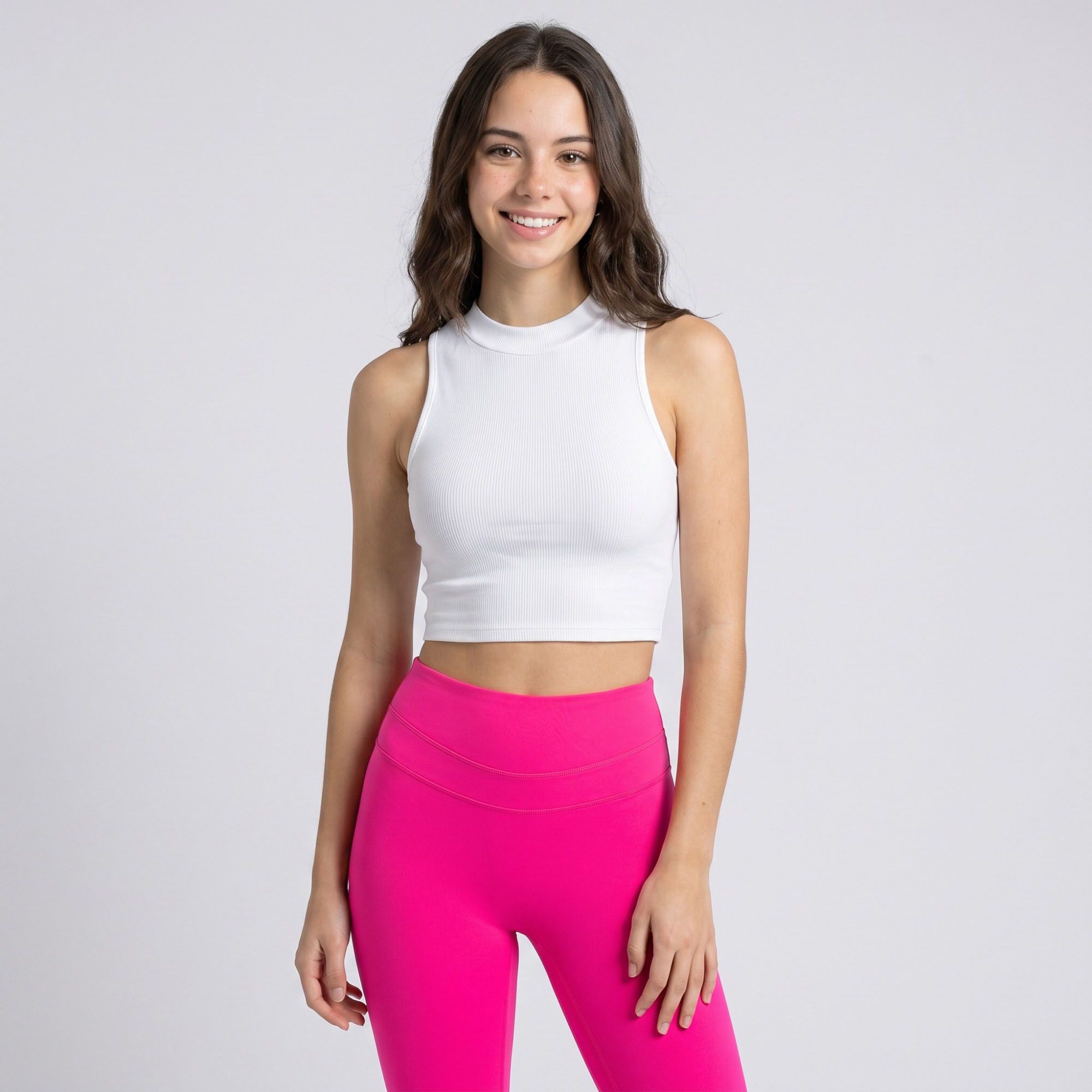 Anna-Kaci Women's High Waist Leggings with V Waist Seam and Smooth Stretch Fit