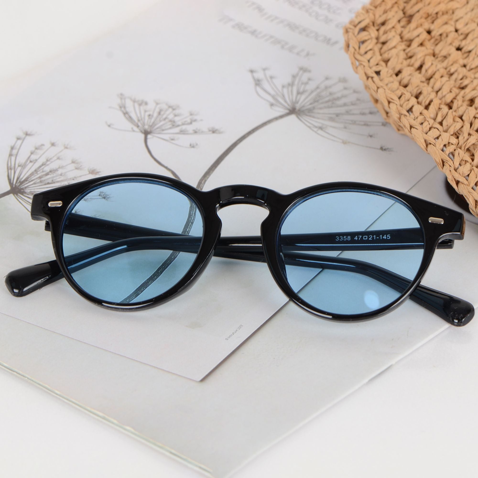Anna-Kaci Women's Classic Round - Frame Polarized Sunglasses UV400 Protection