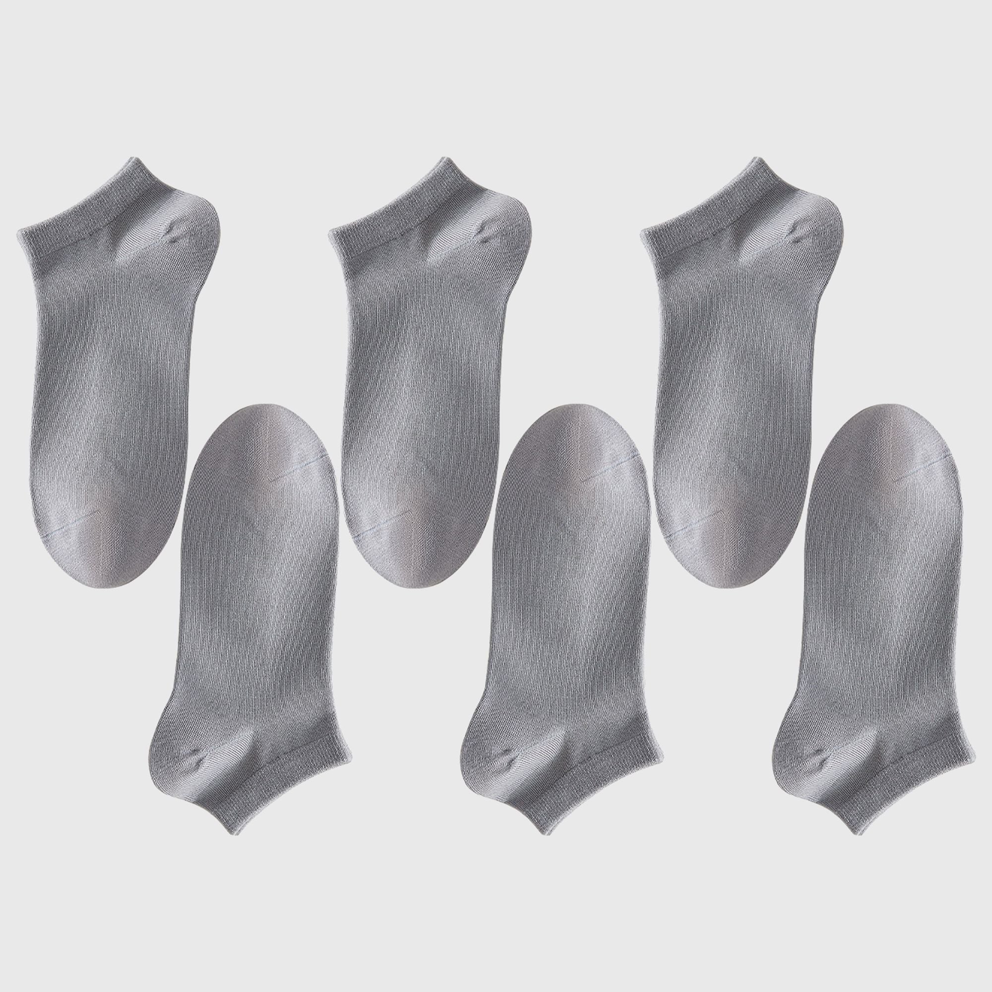 Anna-Kaci Men's Ankle - Length 6pk Comfort Casual Cotton Socks
