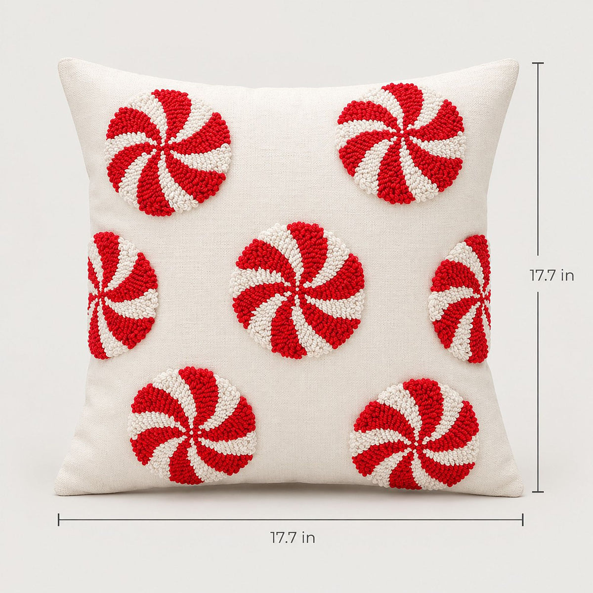Christmas Tufted Decorative Throw Pillow Cover