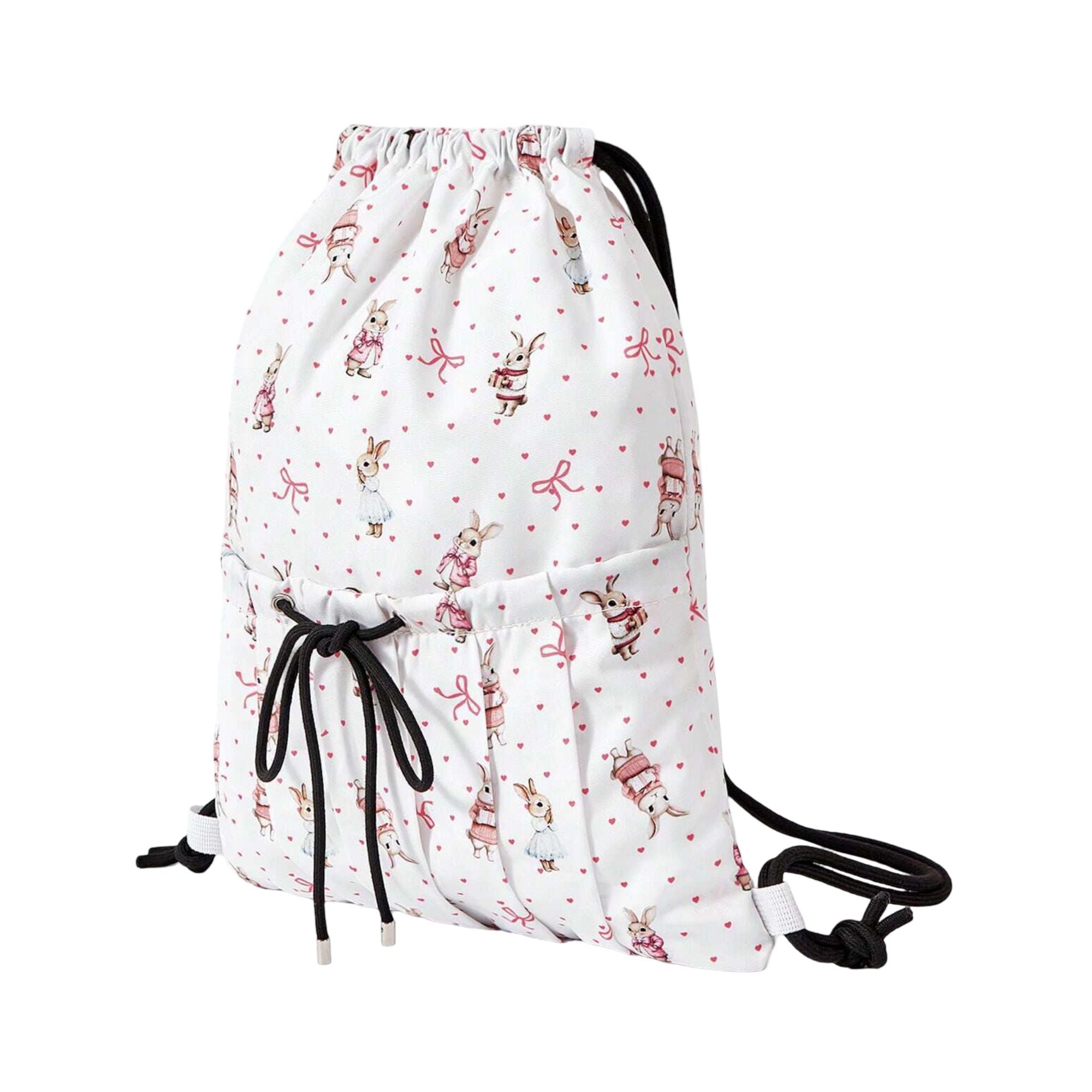 Printed Drawstring Backpack for Women, Large Capacity Lightweight Everyday Bag