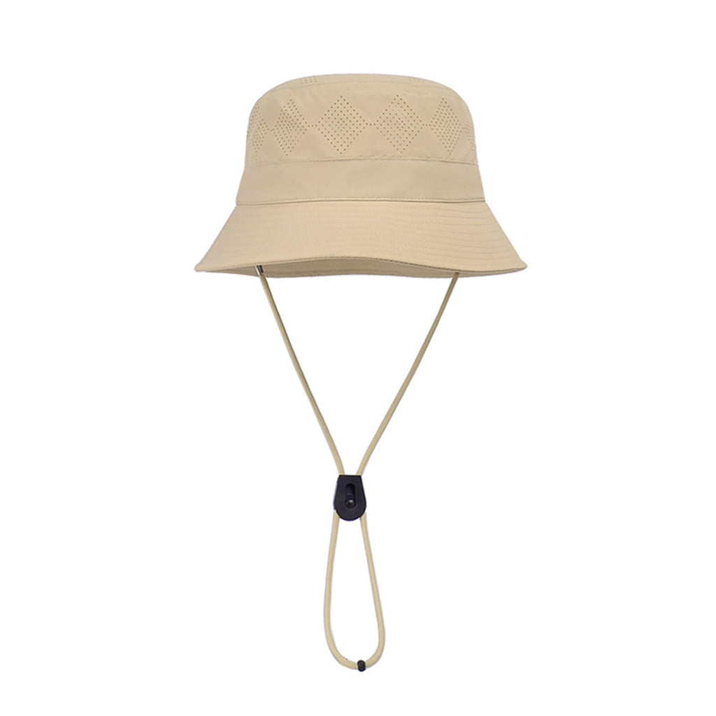 Anna-Kaci Lightweight Packable Bucket Hat with Ventilated Crown Chin Strap and Adjustable Fit for Travel Hiking and Outdoor Use