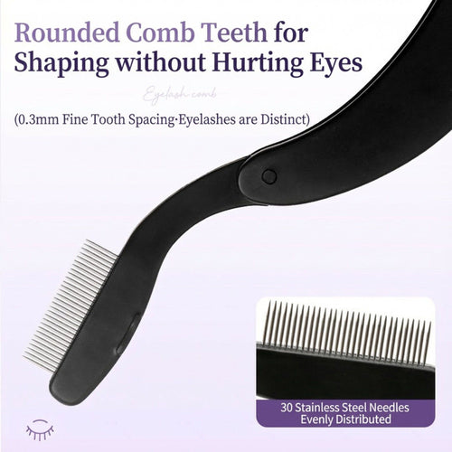 2-Piece Precision Facial Hair Removal Razor Set with Folding Handle for Eyebrow and Fine Grooming