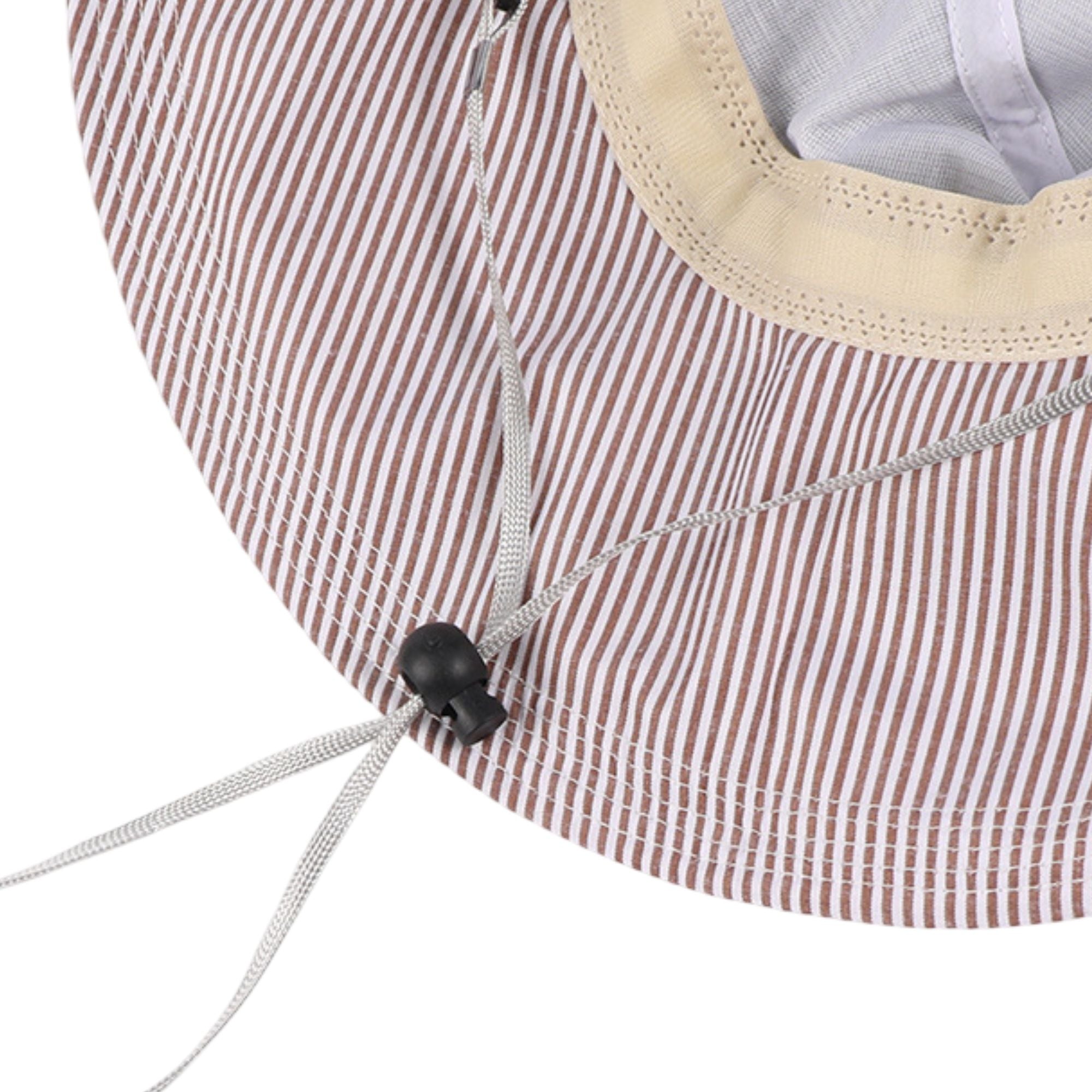 Foldable Wide Brim Sun Hat with Bow Tie