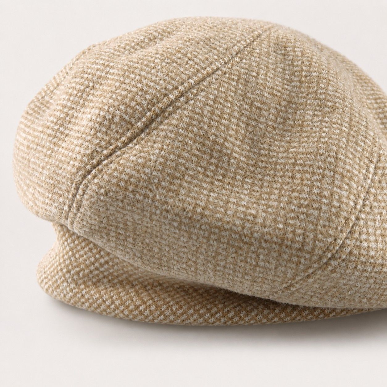Wool Blend Houndstooth Beret Hat Vintage Painter Cap for Fall Winter