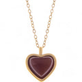 Heart-Shaped Pendant Fashion Necklace with Chain