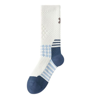 Anna-Kaci Women's Reflective Cycling Socks with Night Visibility Design Padded Zones and Breathable Compression Fit