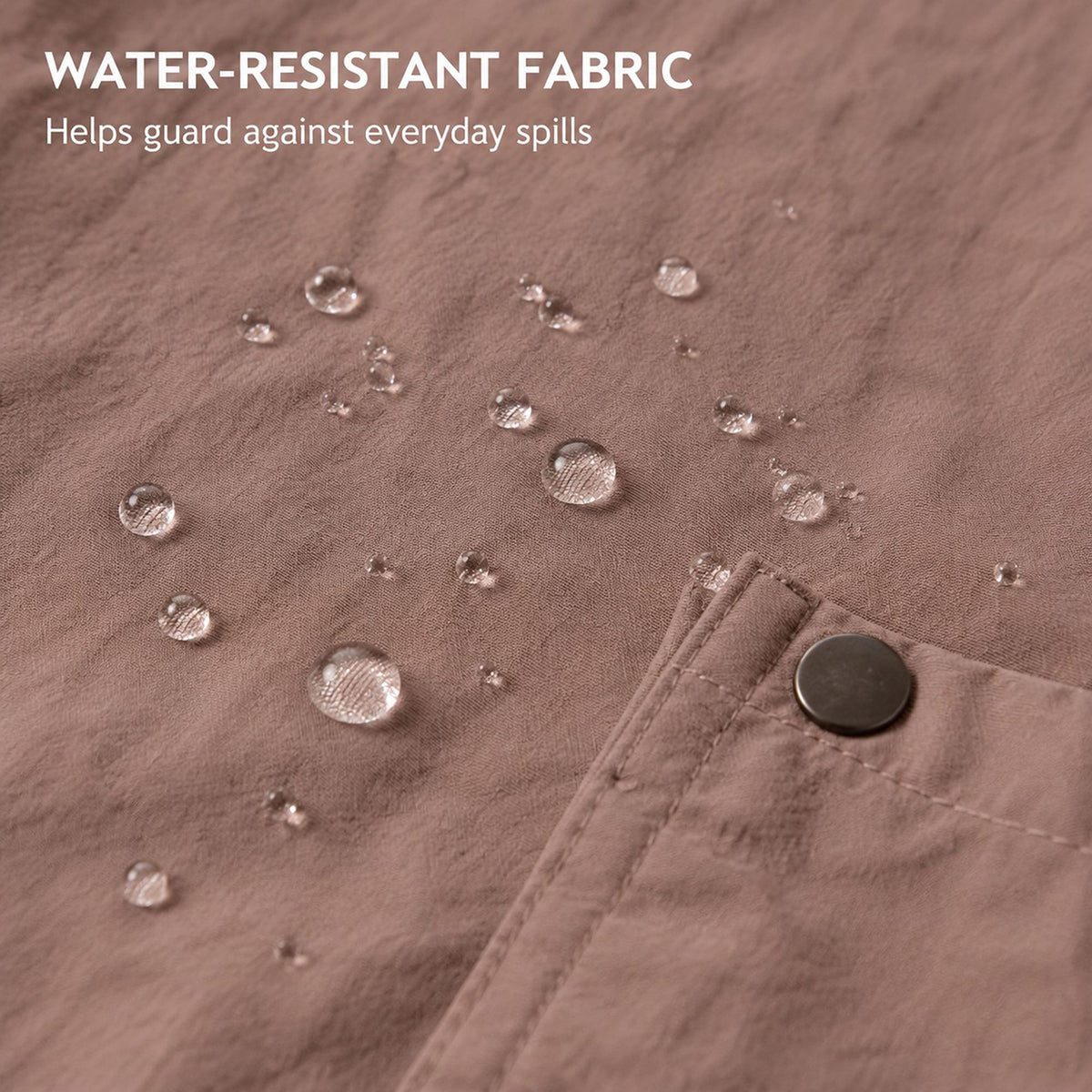 Water Resistant Utility Apron with Adjustable Straps and Three Pockets