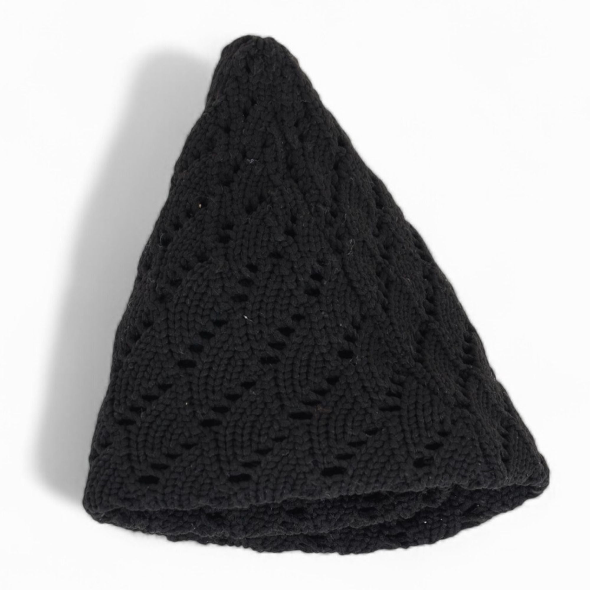 Anna-Kaci Women's Lightweight Crochet Beret Hat with Open Knit Pattern and Soft Stretch Fit