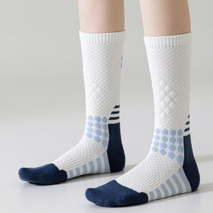 Anna-Kaci Women's Reflective Cycling Socks with Night Visibility Design Padded Zones and Breathable Compression Fit