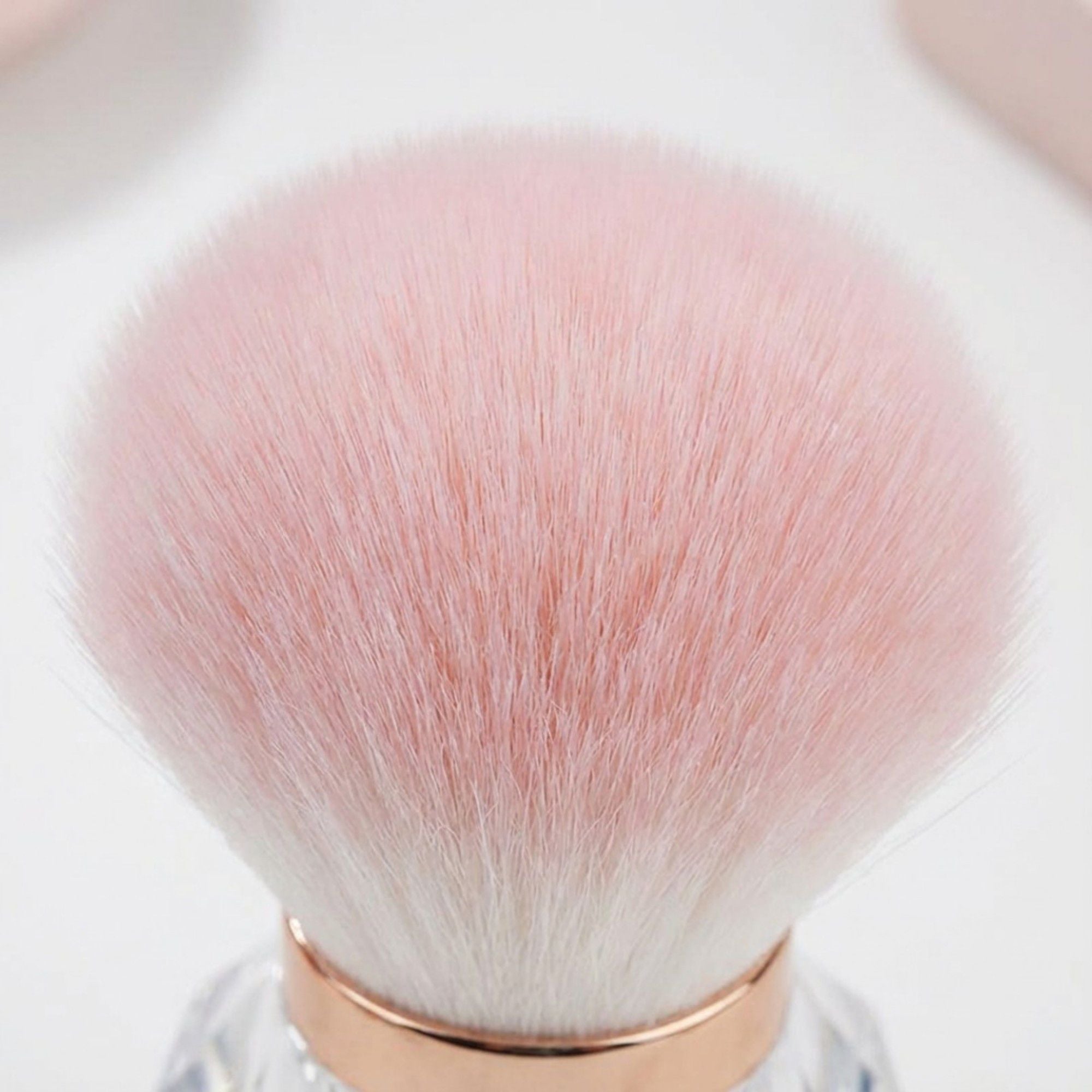 Diamond Handle Powder Brush with Soft Dense Bristles for Face Makeup Application