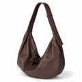 Oversized Slouchy Hobo Shoulder Bag with Adjustable Wide Strap and Zippered Pocket