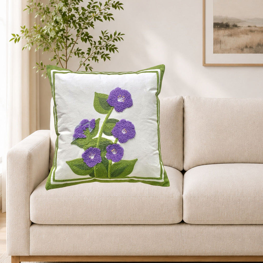 17.7*17.7in Canvas Throw Pillow Decorative Cushion for Home