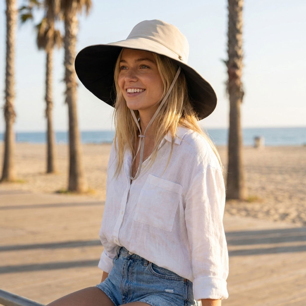 Reversible Wide Brim Sun Hat