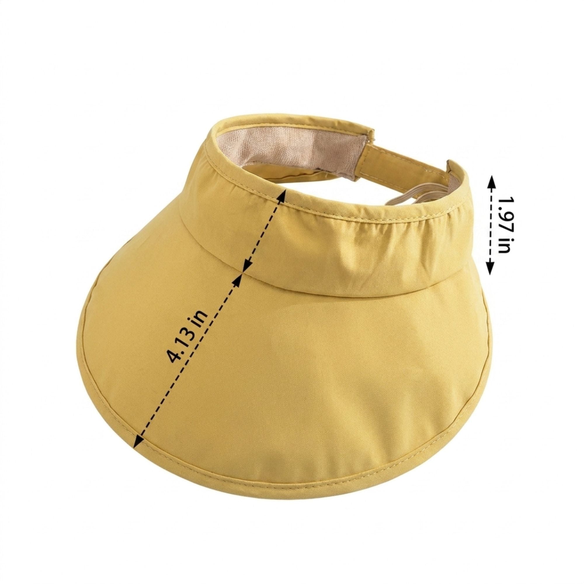Foldable Wide Brim Sun Visor Hat