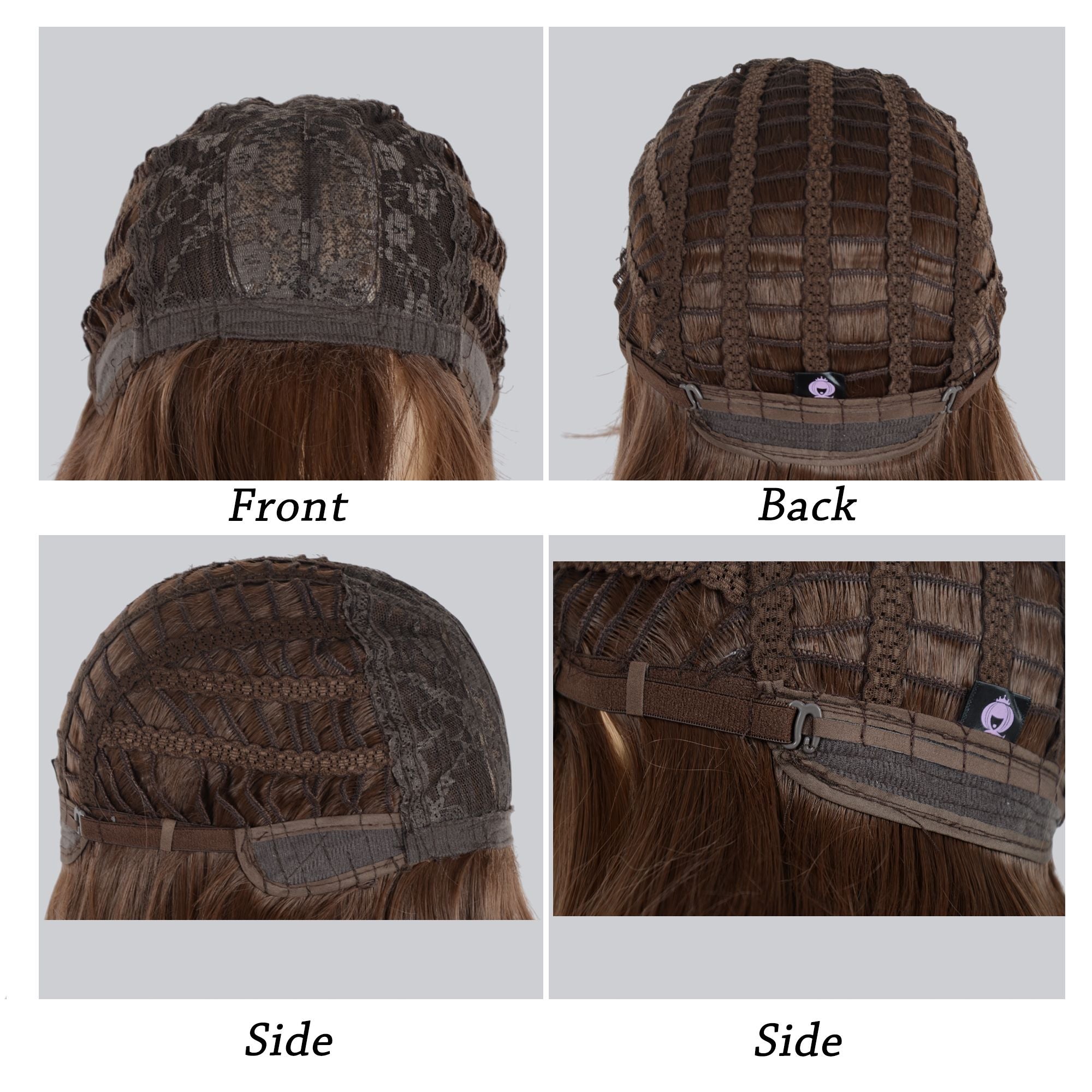 Women's Long Wavy Wig with Bangs