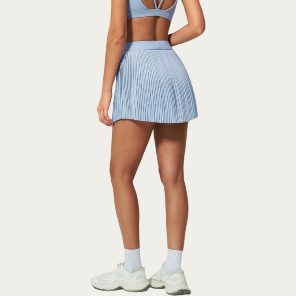 Anna-Kaci Active Women's Pleated Athletic Skort with Built-In Shorts and Side Pocket