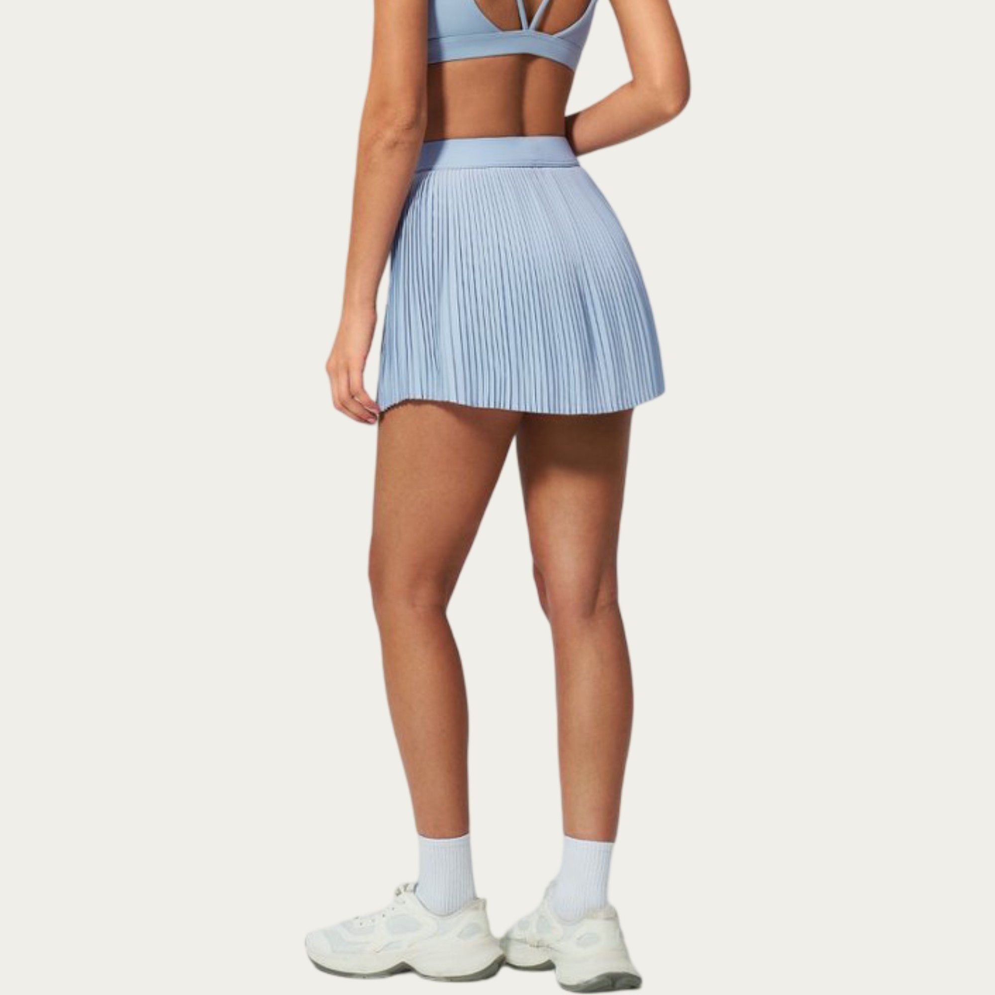 Anna-Kaci Active Women's Pleated Athletic Skort with Built-In Shorts and Side Pocket