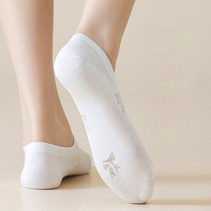 Anna-Kaci Invisible Women's Summer No-Show Liner Socks 5Pk