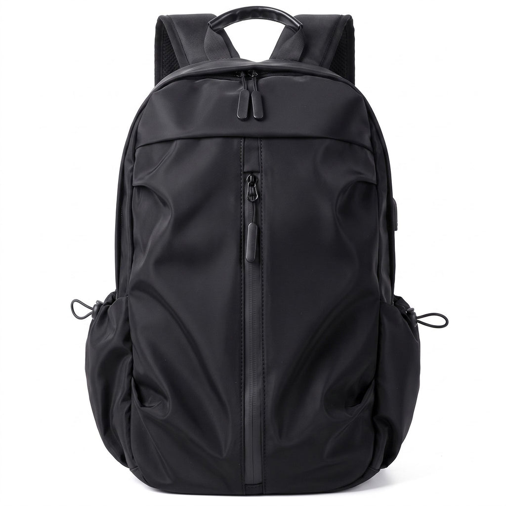 Multi-Pocket Commuter Travel Backpack with Padded Straps and Side Pockets