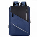Laptop Backpack with Padded Compartment Reflective Trim USB Port and Multiple Storage Pockets