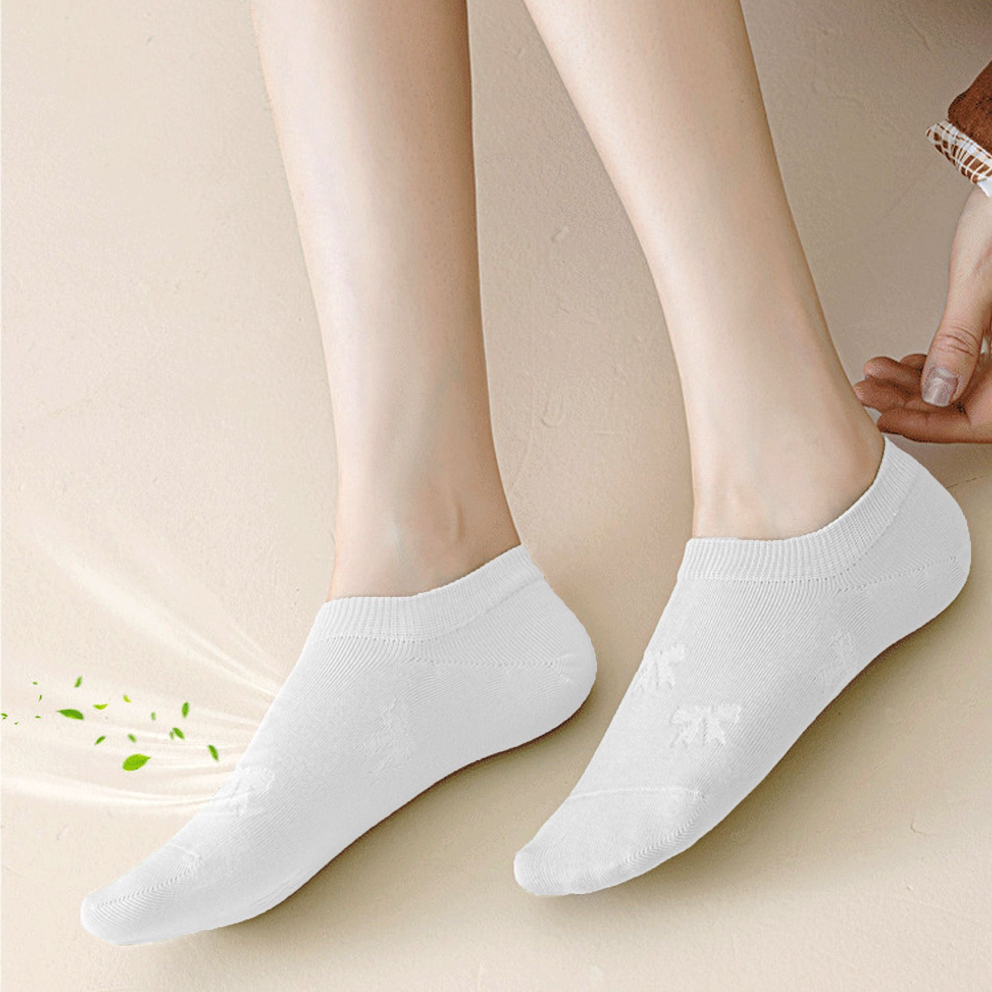 Anna-Kaci Invisible Women's Summer No-Show Liner Socks 5Pk