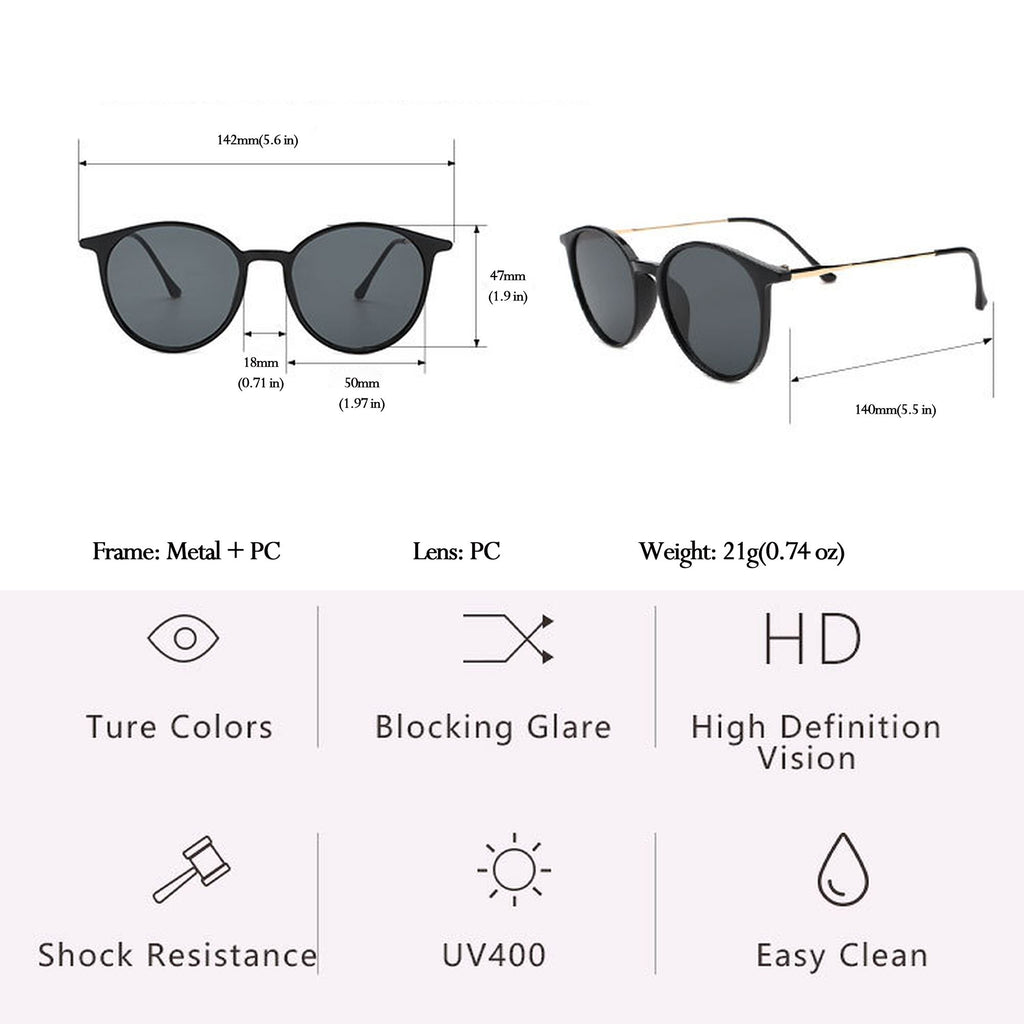 Anna-Kaci Women's Retro Cat-Eye Sunglasses