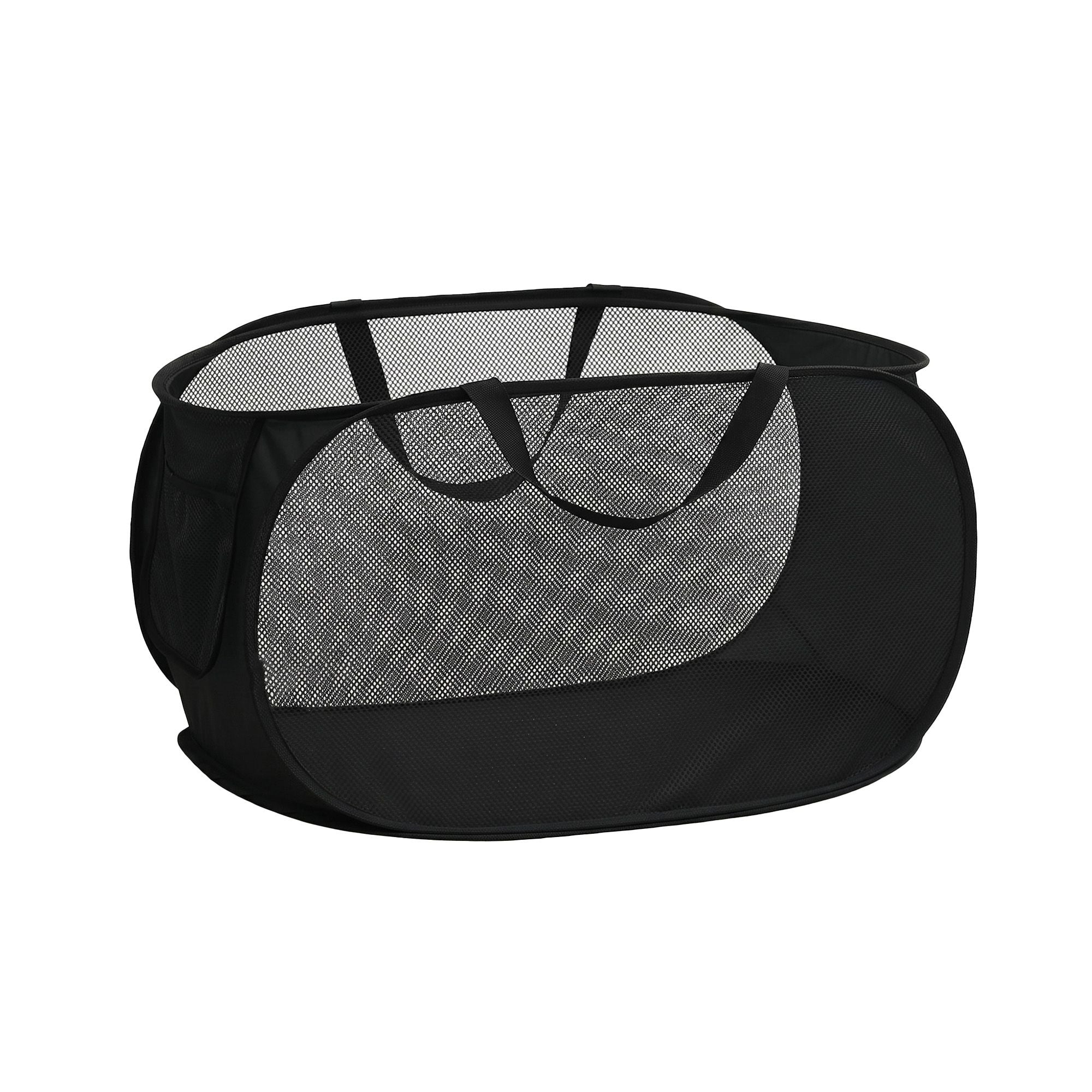Collapsible Mesh Laundry Basket Large Capacity Pop Up Hamper Foldable Clothes Storage Bin