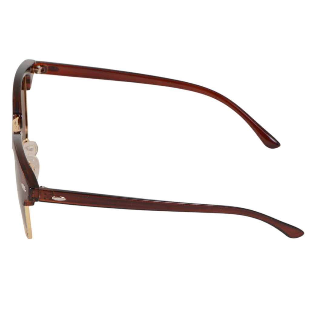 Anna-Kaci Half Frame Retro Style Daily Casual Polarized Sunglasses UV400 Protection