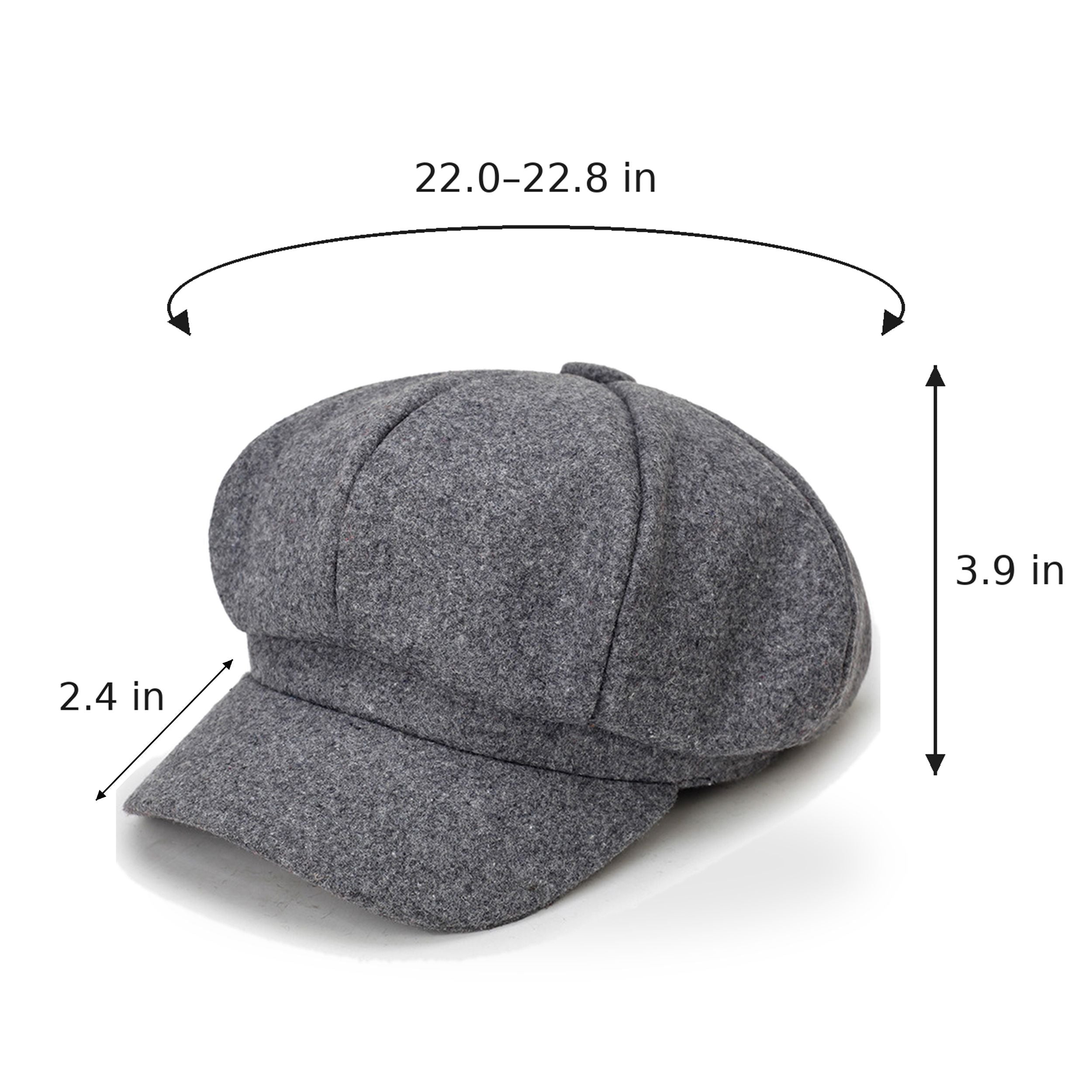 Classic Newsboy Cap Soft Textured Baker Boy Hat for Everyday Wear