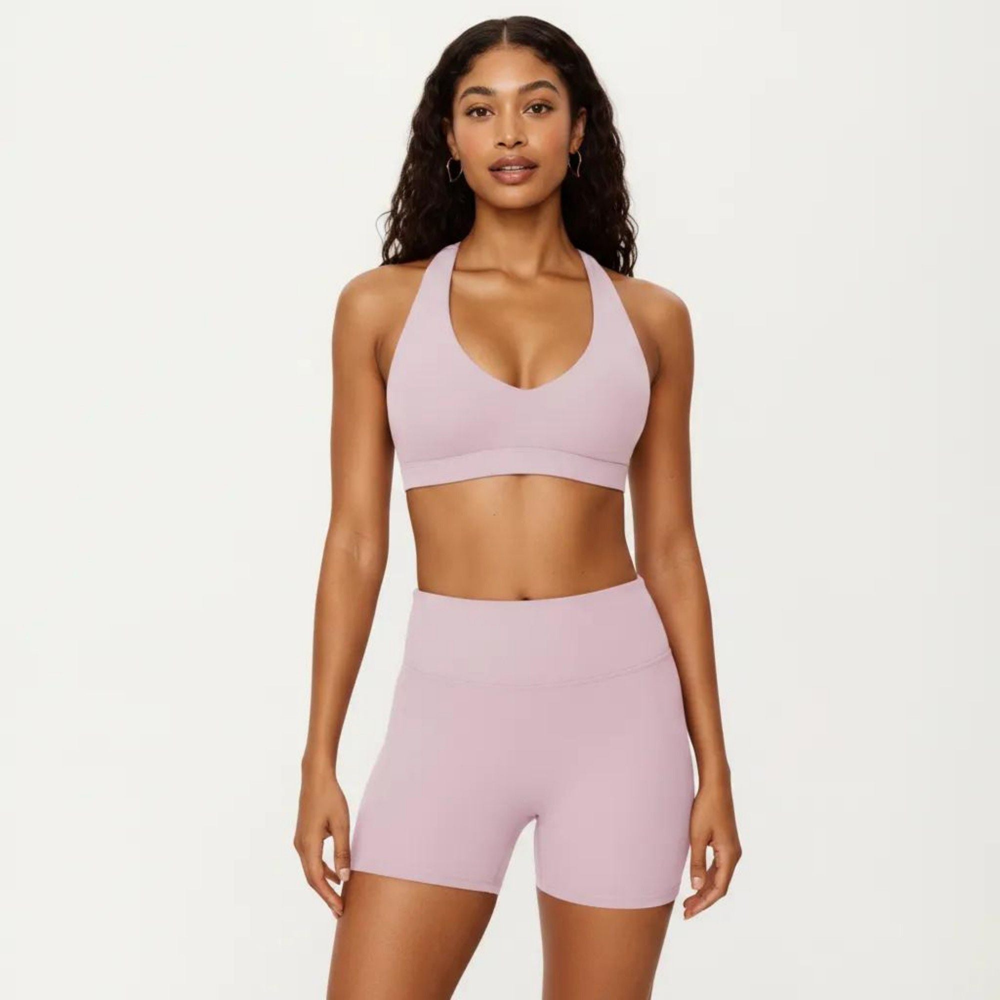 Anna-Kaci Active Women's Racerback Sports Bra with Scoop Neck and Open Back Cutout Design