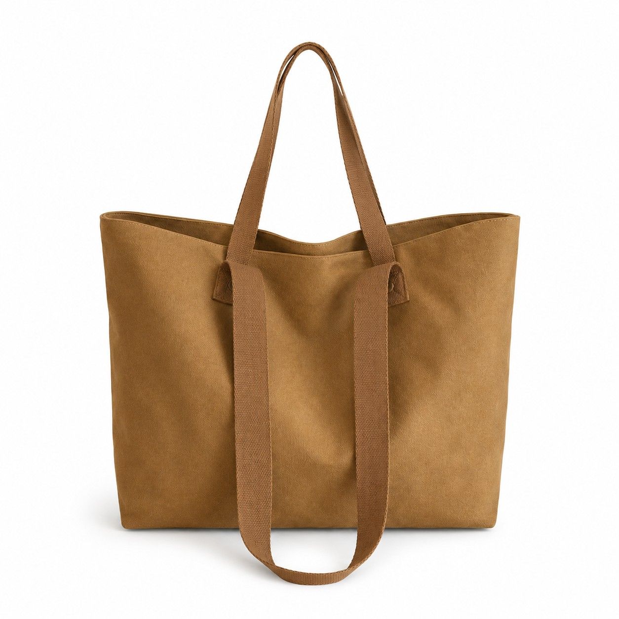Large Canvas Tote Bag with Zip Closure Shoulder Straps for Work and Travel