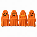 4 Pack Halloween Ghost Chair Covers Party Decorations