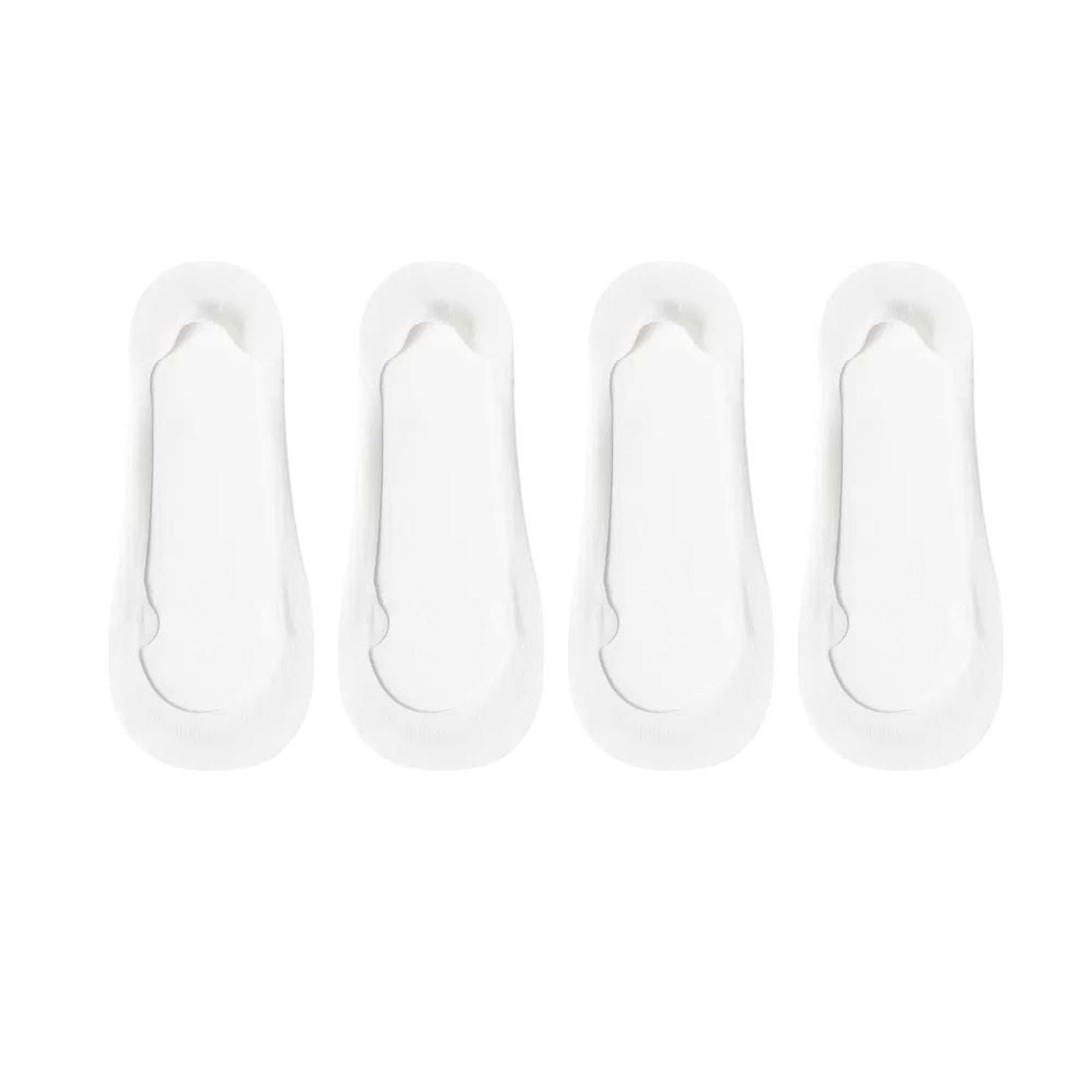 Anna-Kaci Women's Ultra Low Cut No Show Socks with Anti-Slip Silicone Grip and Seamless Toe Protection 4-Pack