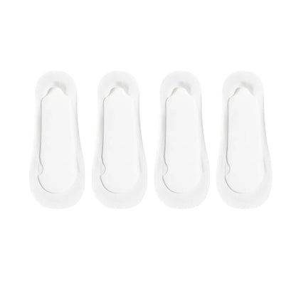 Anna-Kaci Women's Ultra Low Cut No Show Socks with Anti-Slip Silicone Grip and Seamless Toe Protection 4-Pack