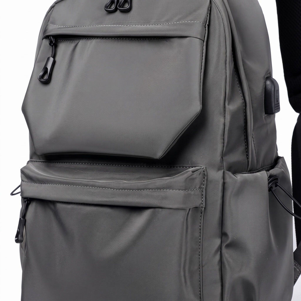 Modern Minimalist Laptop Backpack -  Multi-Pocket Daypack for School, Work, and Travel
