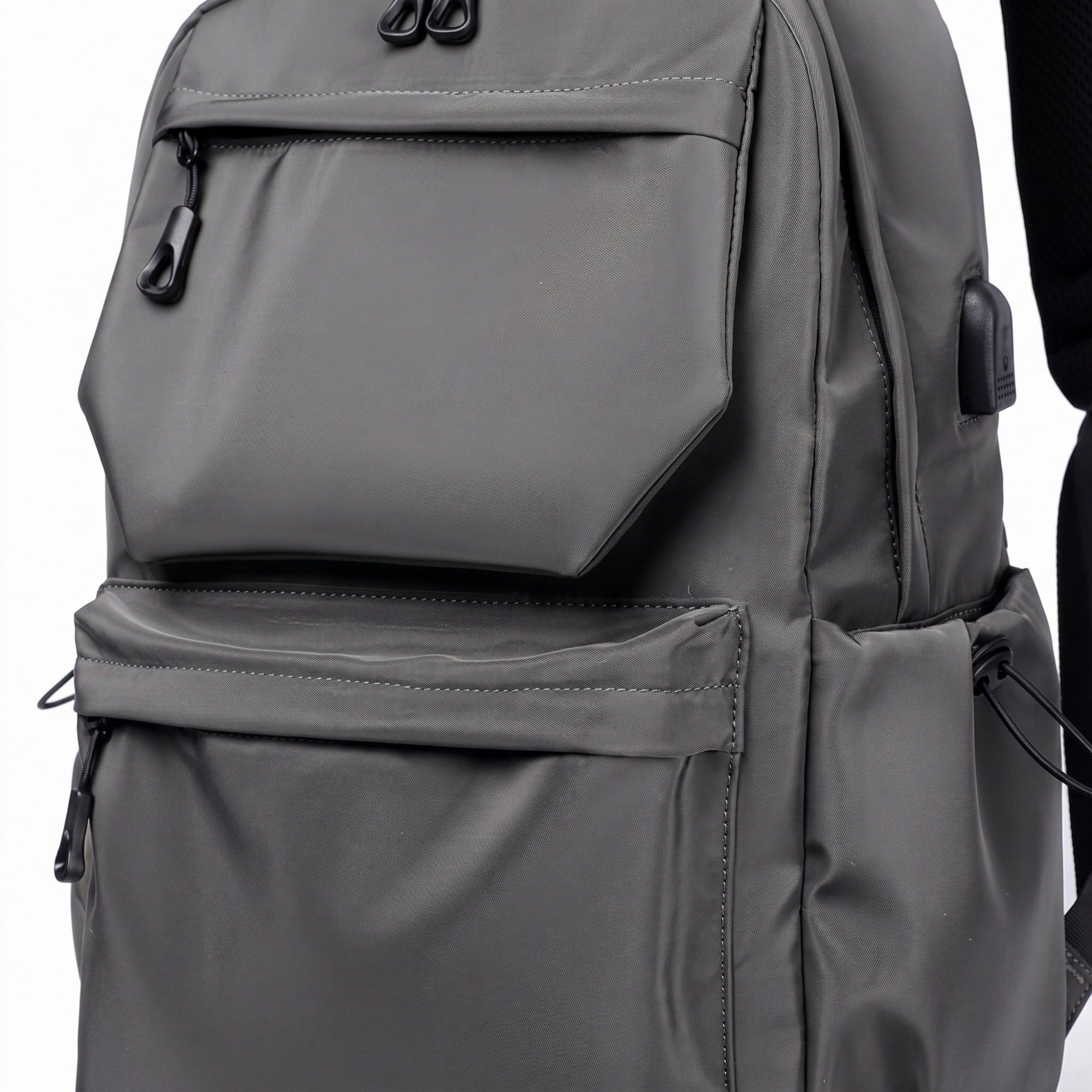 Modern Minimalist Laptop Backpack -  Multi-Pocket Daypack for School, Work, and Travel