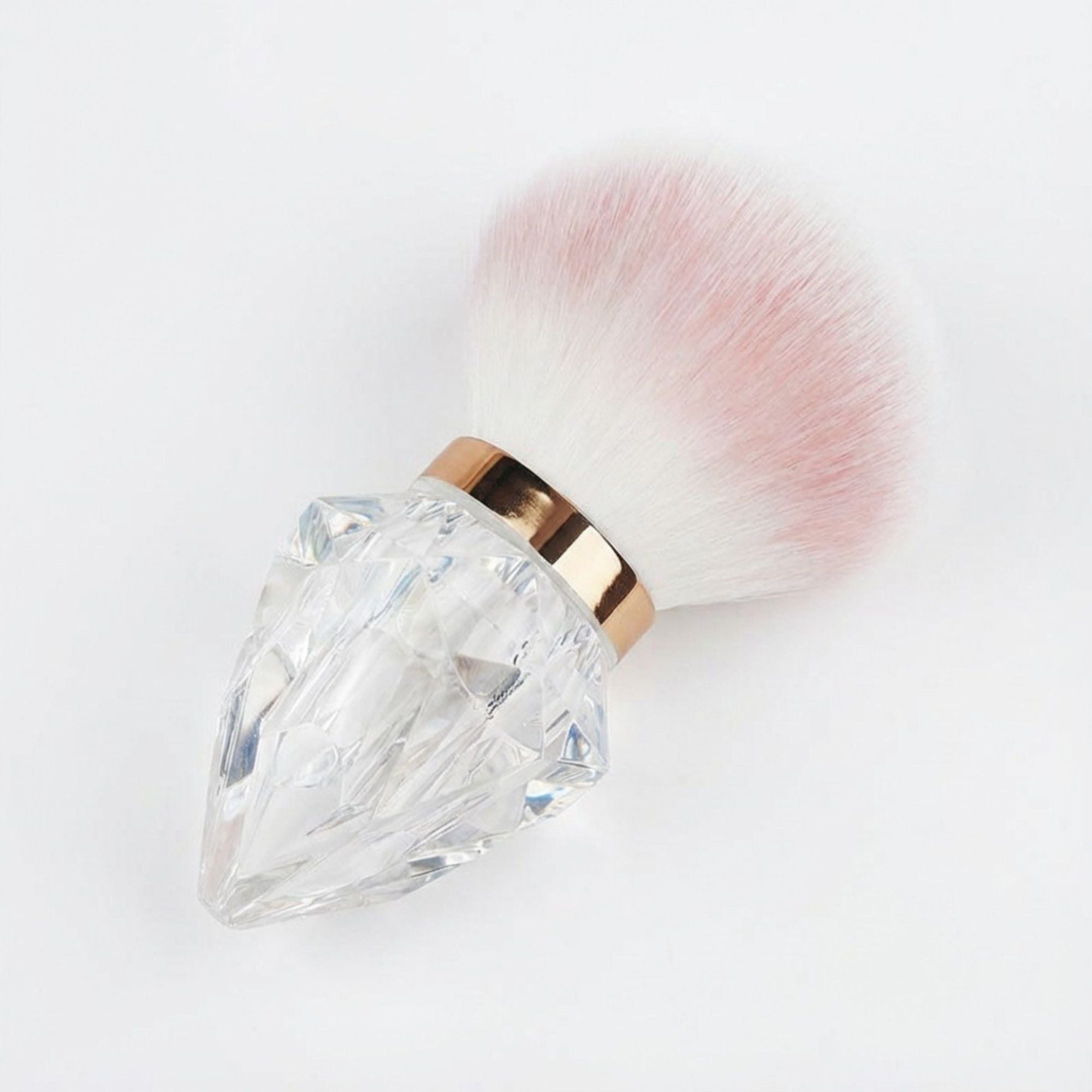 Diamond Handle Powder Brush with Soft Dense Bristles for Face Makeup Application
