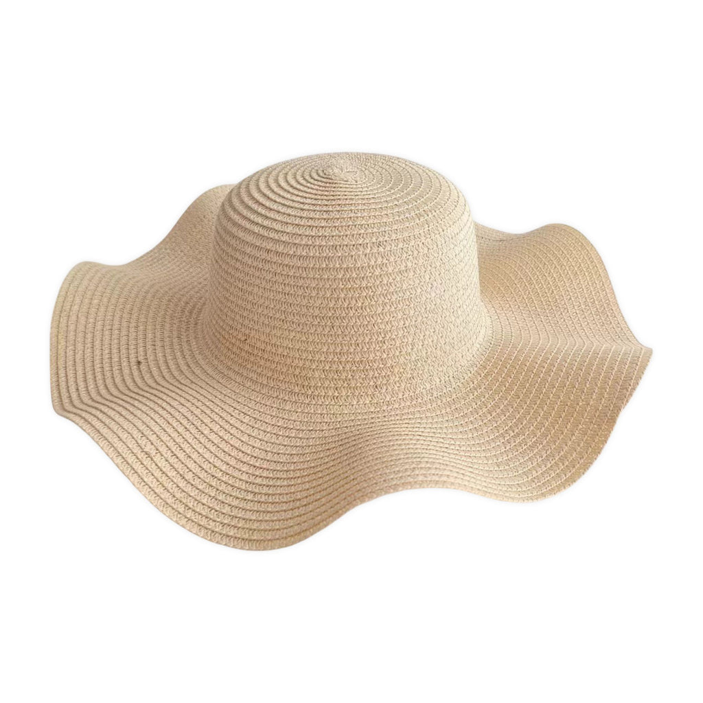 Floppy Straw Sun Hat Wide Brim Beach Hat Summer UV Protection Packable