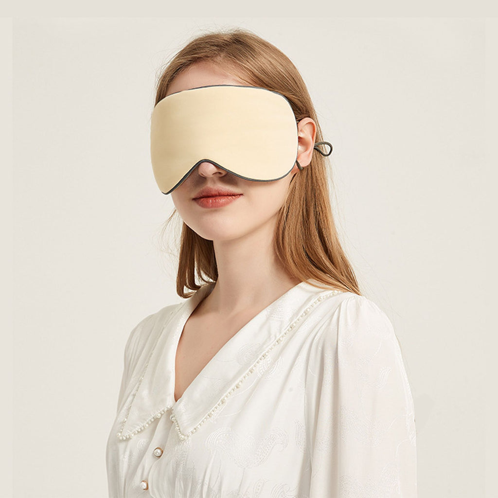 Anna-Kaci Dual-Sided Cooling and Warm Sleep Eye Mask with Adjustable Strap Lightweight Light Blocking Design