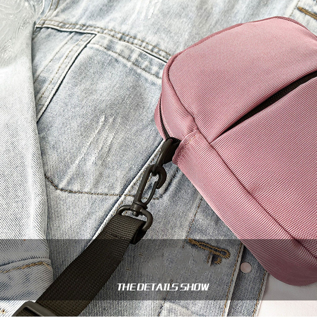 Anna-Kaci Women's Mini Crossbody Bag - Lightweight Canvas Small Shoulder Bag for Casual Daily & Outdoor Use