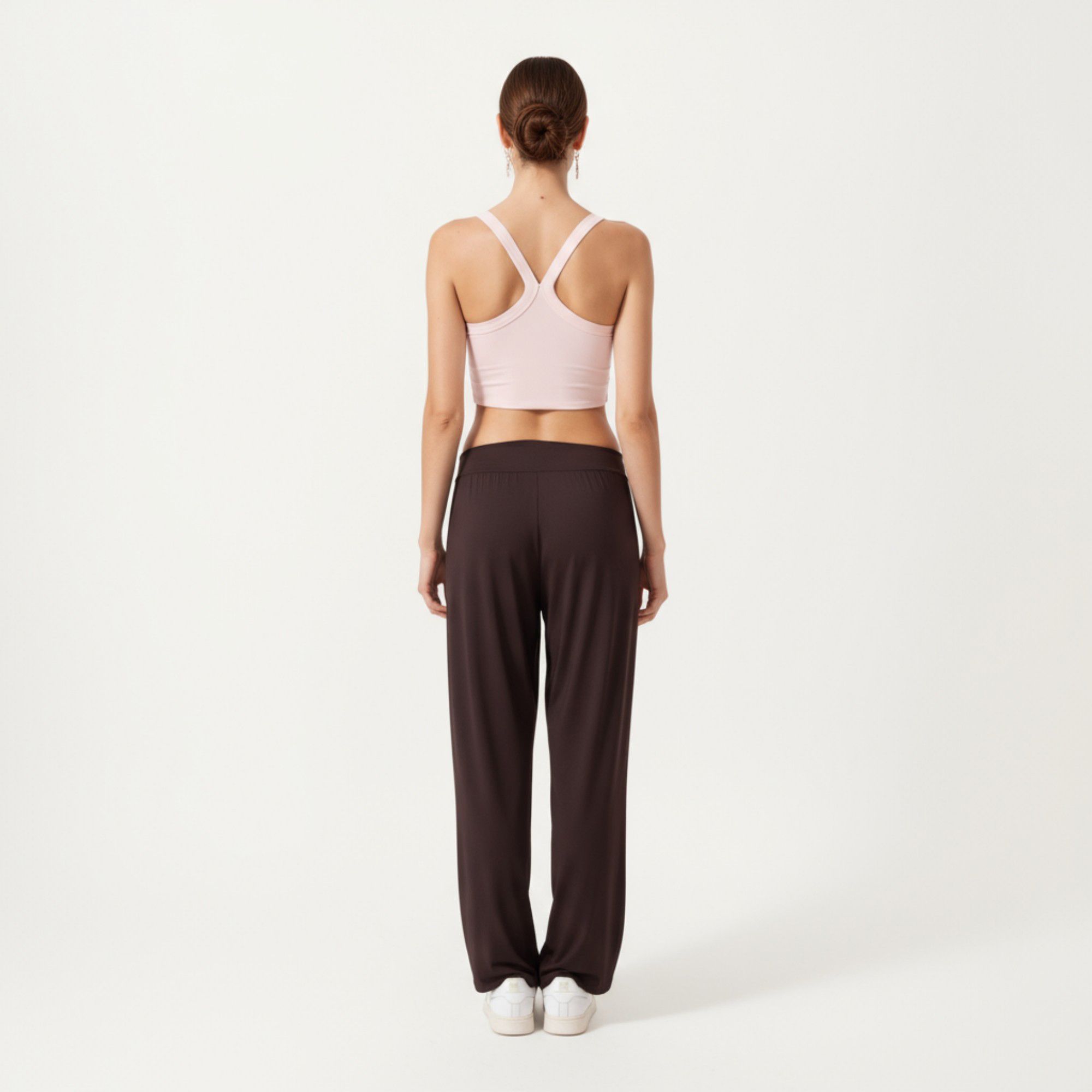 Anna-Kaci Active Women's Square Neck Ribbed Knit Cropped Tank Top with Wide Shoulder Straps