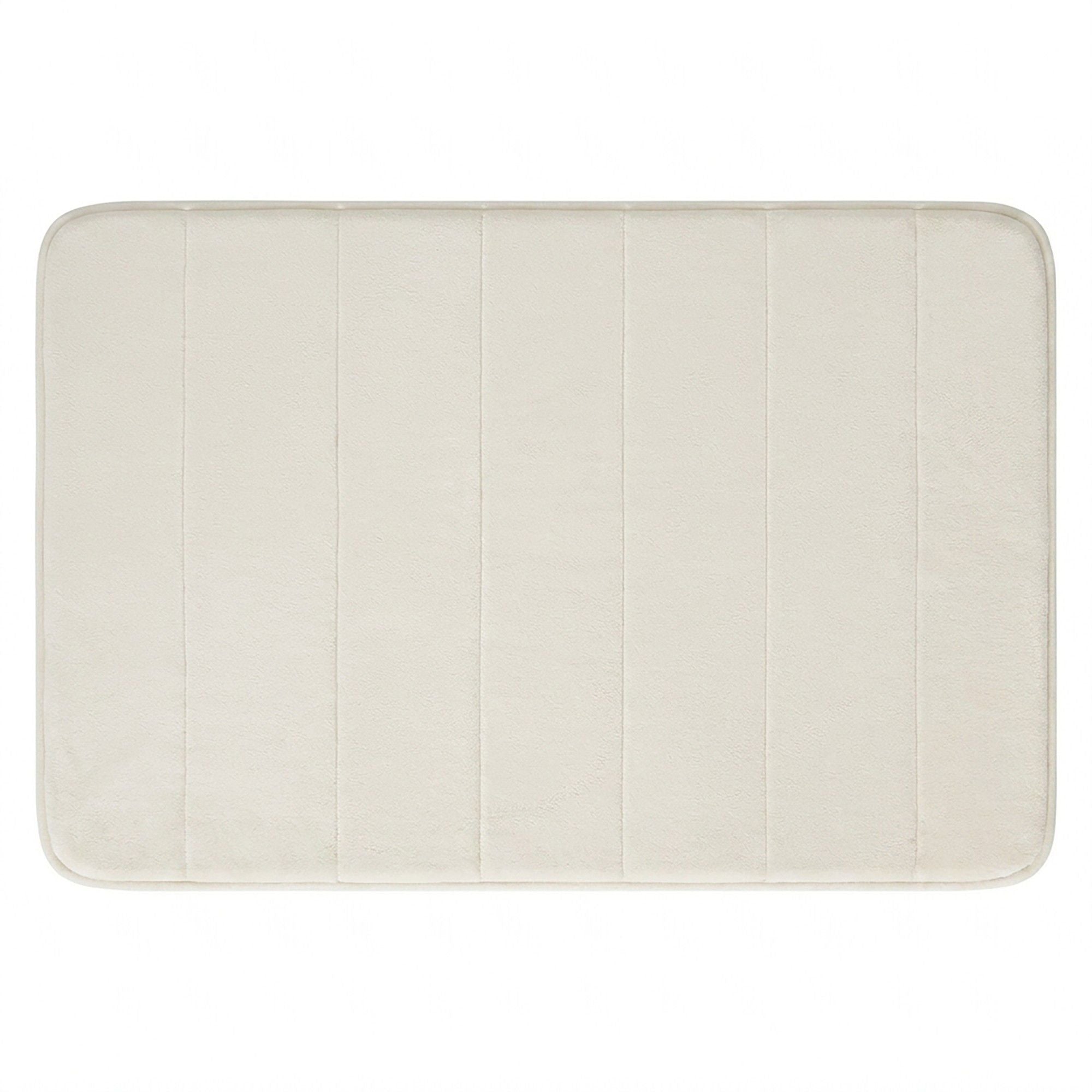 Soft Memory Foam Bath Mat with Absorbent Quilted Design and Non Slip Backing