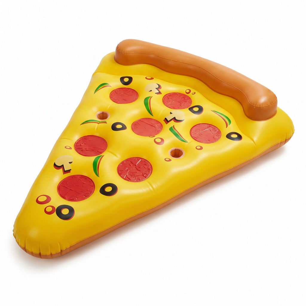 Inflatable Food-Themed Pool Lounge Float with Backrest Durable PVC Water Float for Pool Beach Lake 68.9x68.9in