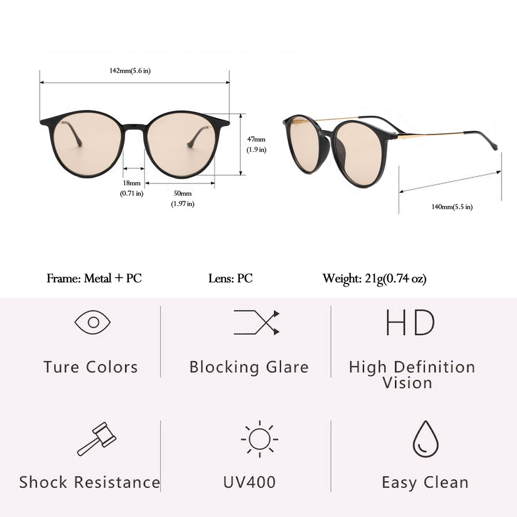 Anna-Kaci Women's Retro Cat-Eye Sunglasses