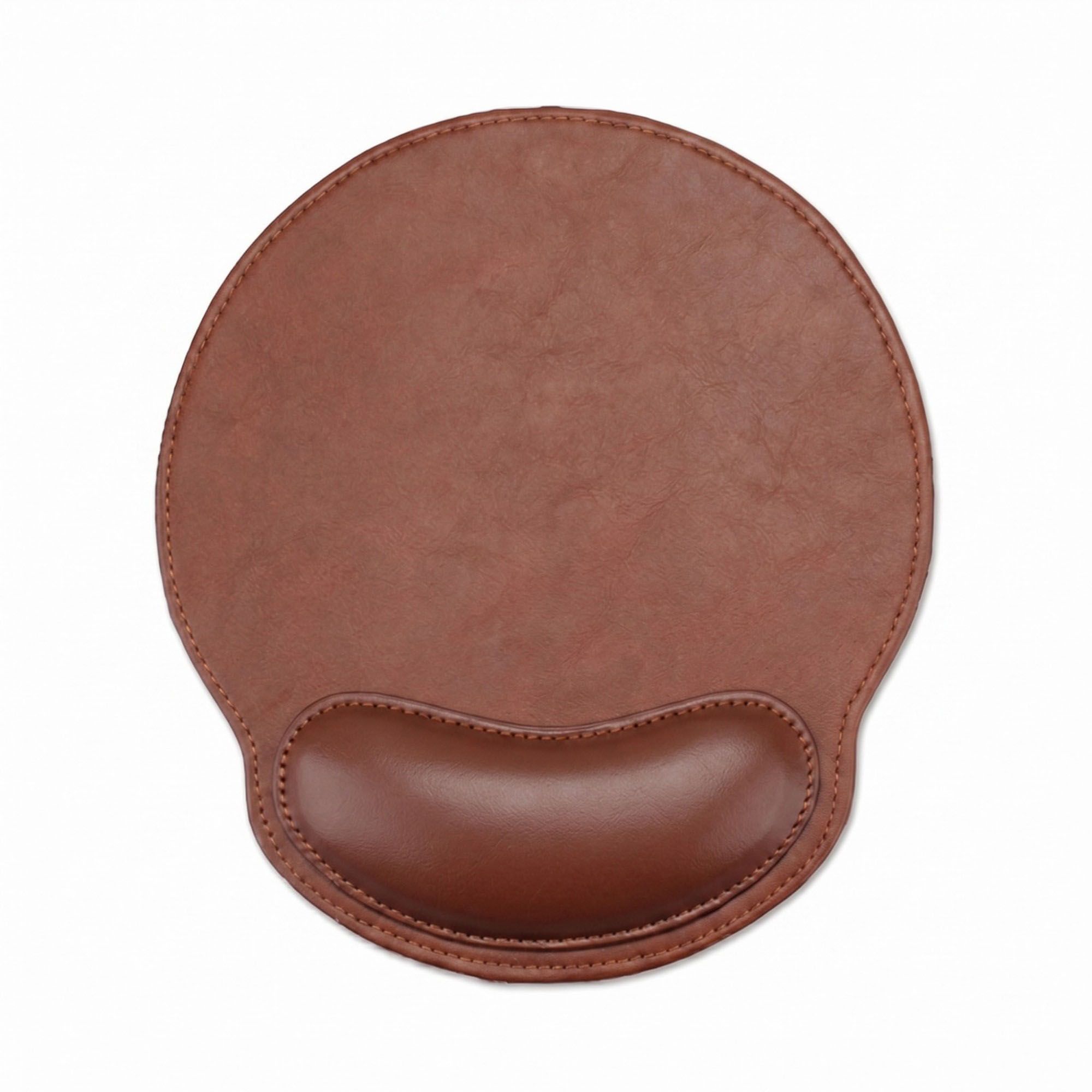 Ergonomic Leather Wrist Rest and Mouse Pad Set Soft Cushion Non Slip Desk Office Support