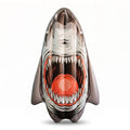 Inflatable Shark Pool Float Lounger with Dual Air Chambers Durable PVC Water Float for Pool Beach Lake 94.5x57x57in