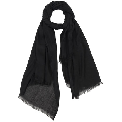 Anna-Kaci Lightweight Solid Cotton Linen Scarf Large Long Gauze Beach Wrap Shawl 78 Inches