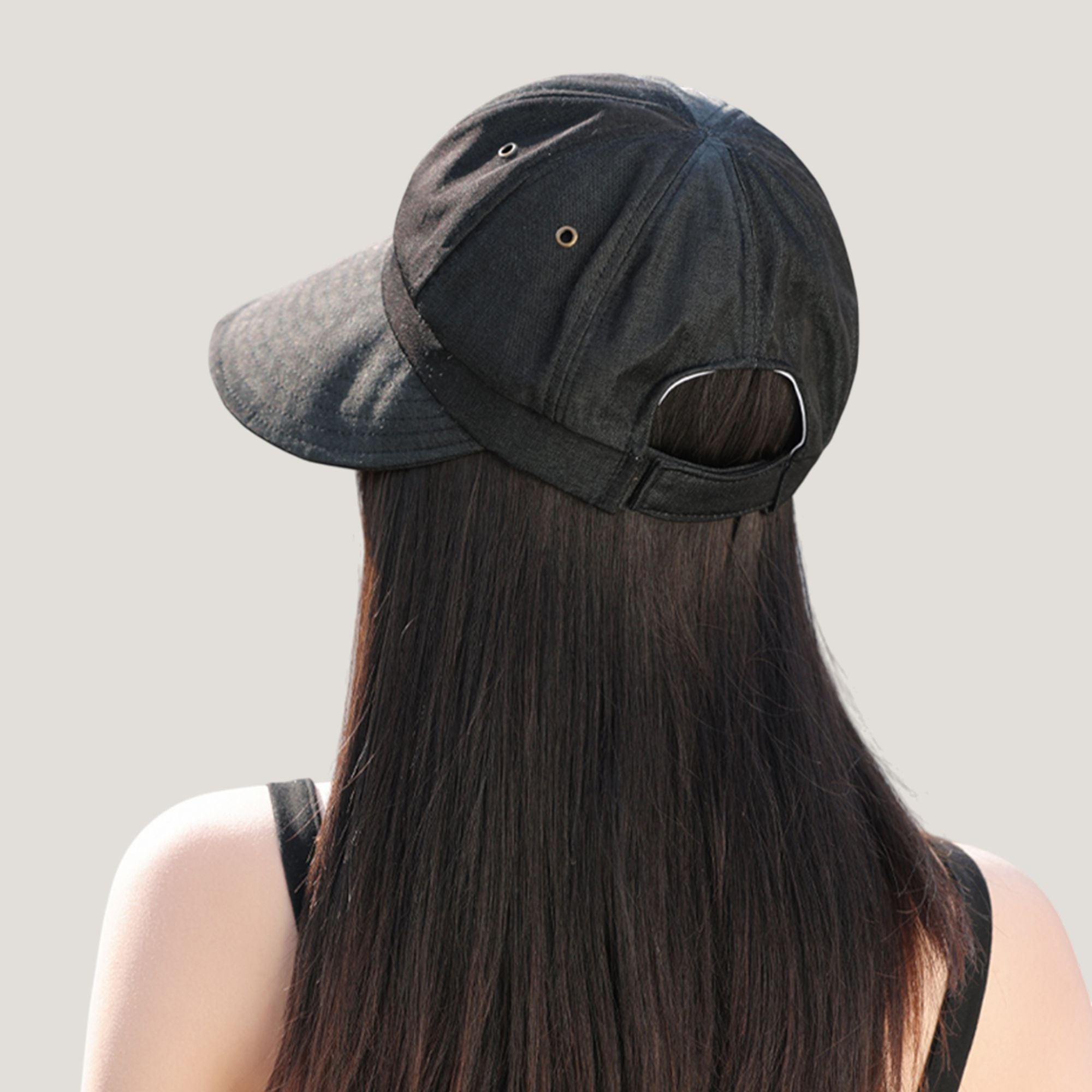 Anna-Kaci Womens Wide Brim Baseball Cap Bundle with UV Protection Ponytail Hole and Ventilated Eyelets Casual Outdoor Style