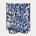 Anna-Kaci Women's Leopard Print Lightweight Scarf with Bow Accent Stripes and Sheer Draped Fabric for Effortless Everyday Style 33.5x71in